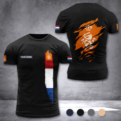 Koninklijke Landmacht Netherlands customize T-shirt zak