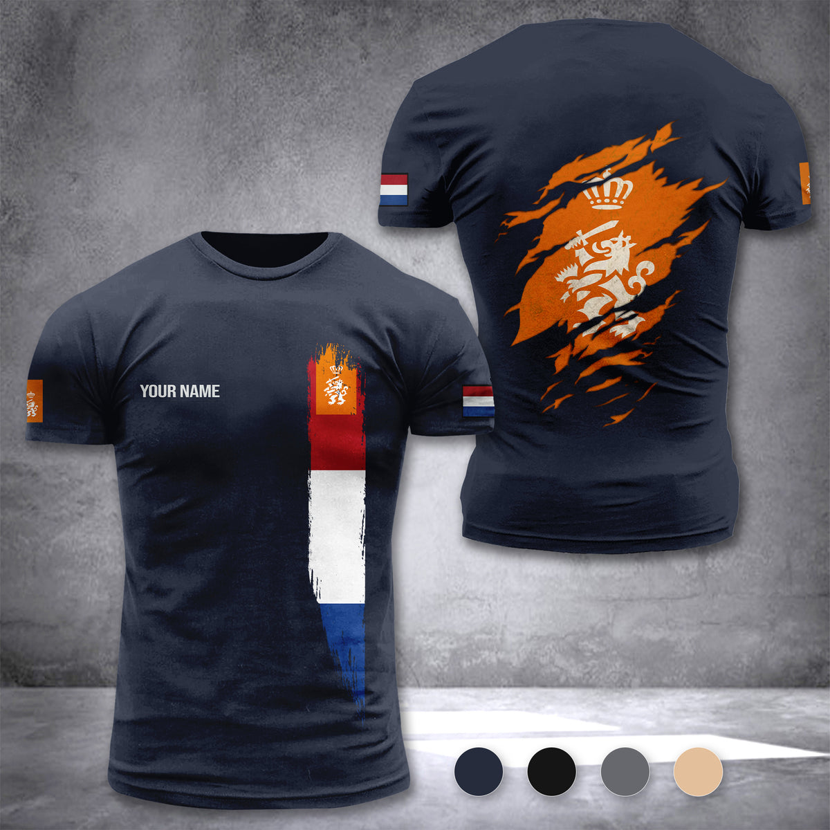 Koninklijke Landmacht Netherlands customize T-shirt zak