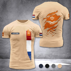 Koninklijke Luchtmacht Netherlands customize T-shirt zak