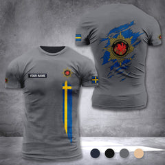 Södertörns brandförsvarsförbund Sweden customize T-shirt 355