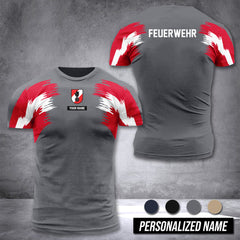 Firefighter Austria customize T-shirt 55