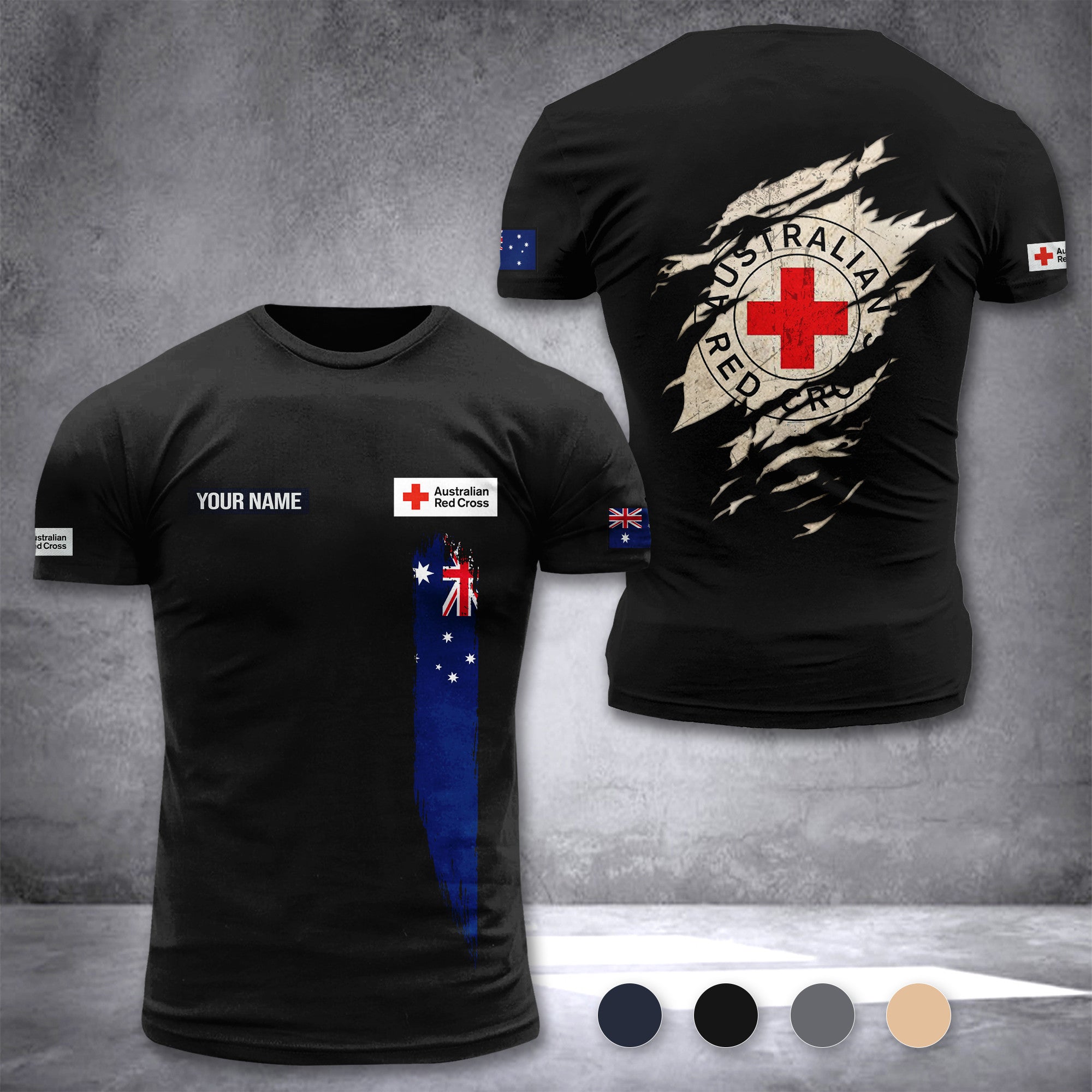 RedCross Australia customize T-shirt 355