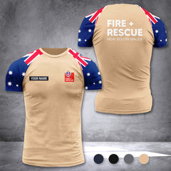 Fire and Rescue NSW Australia customize T-shirt 355