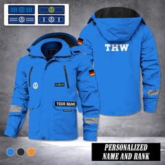 THW Germany New Men's casual jacket, lightweight for spring and autumn, versatile and trendy, perfect for the season