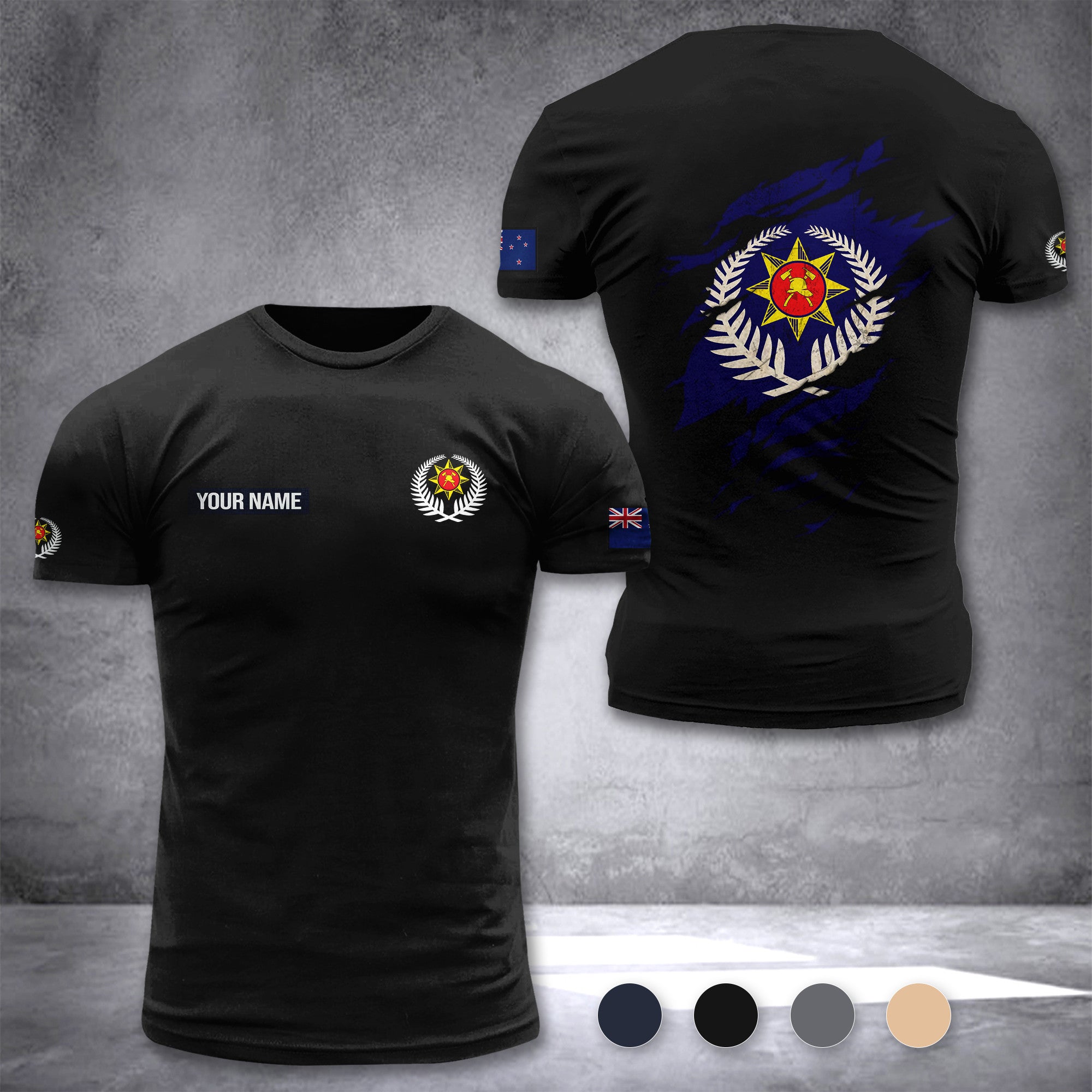 Fire and Emergency New Zealand customize T-shirt 355