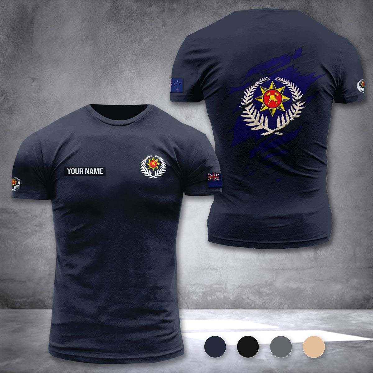 Fire and Emergency New Zealand customize T-shirt 355