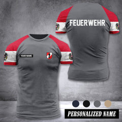 Firefighter Austria customize T-shirt 355