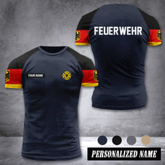 Firefighter Germany customize T-shirt 355