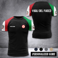 Firefighter Italy customize T-shirt 355
