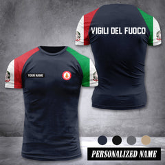 Firefighter Italy customize T-shirt 355