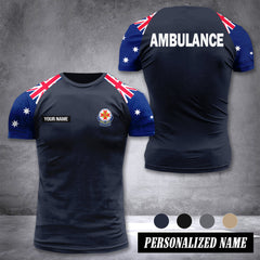 Ambulance Victoria Australia customize T-shirt 355