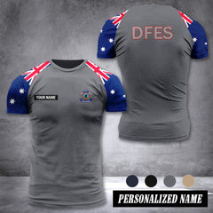 Department of Fire and Emergency Services Australia customize T-shirt 355