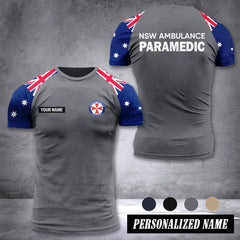 NSW Ambulance Service Australia customize T-shirt 355