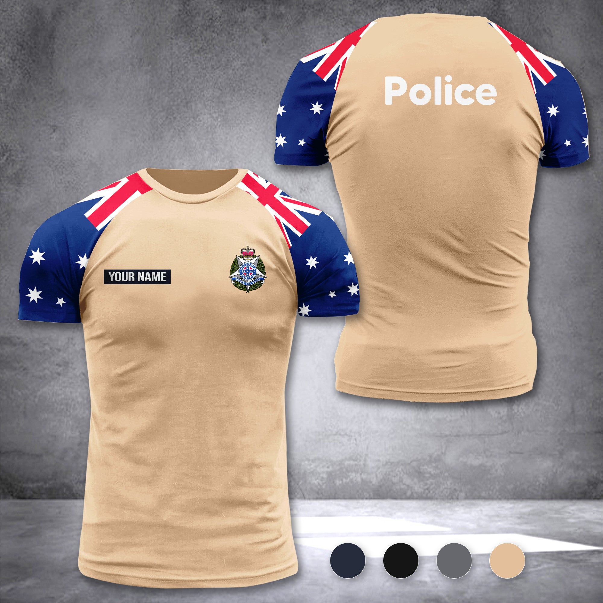 Victoria Police Australia customize T-shirt 355