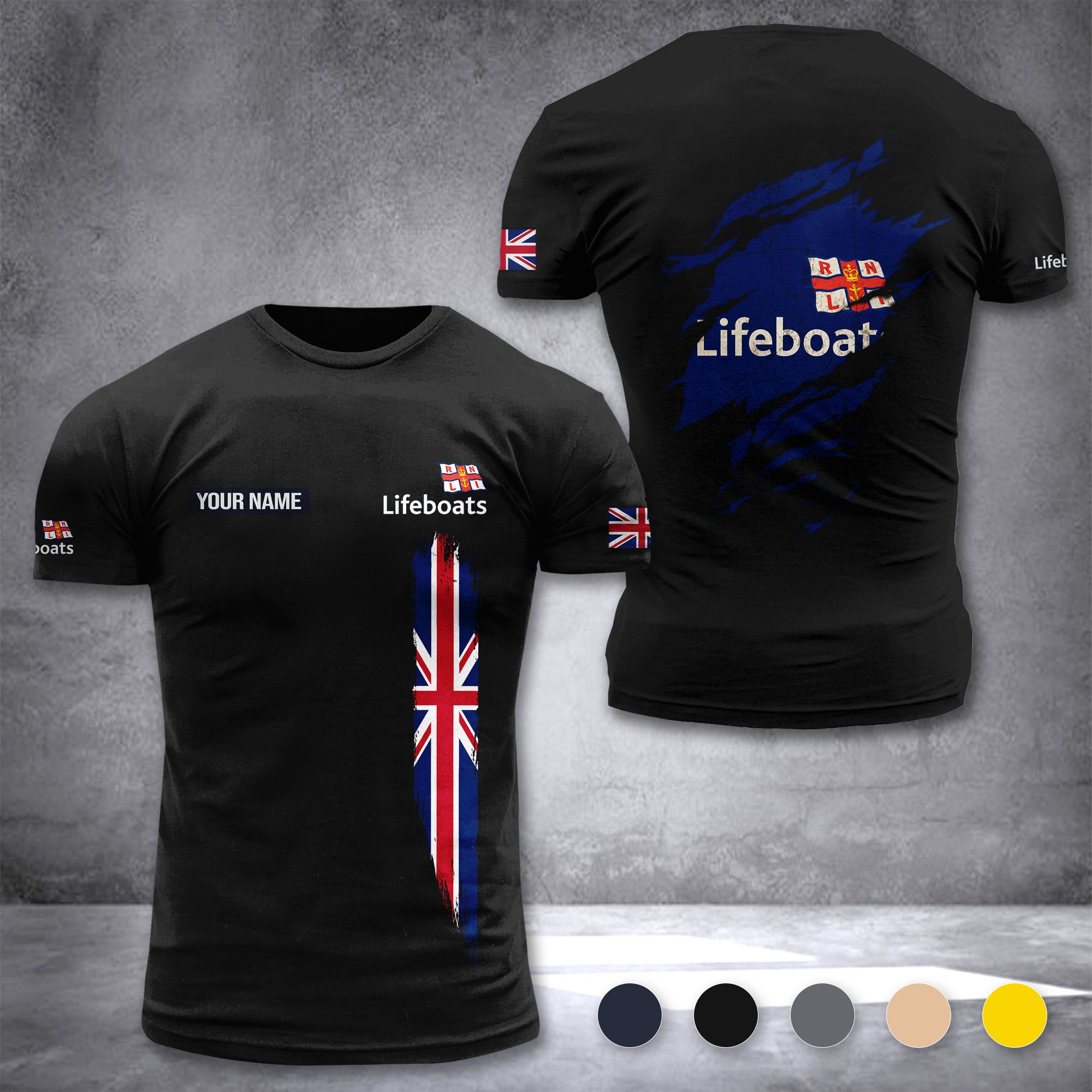 Royal National Lifeboat Institution UK customize T-shirt 265