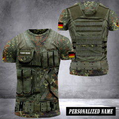 Germany Army customize T-shirt 3d tatical camo