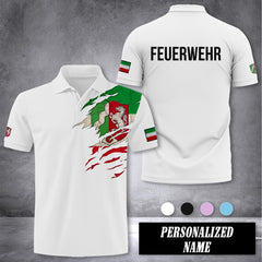 Firefighter Nordrhein Westfalen customize polo back