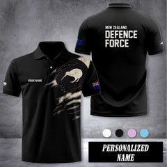 NZ Defence Force customize polo back