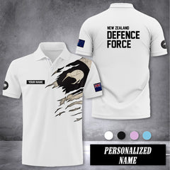 NZ Defence Force customize polo back