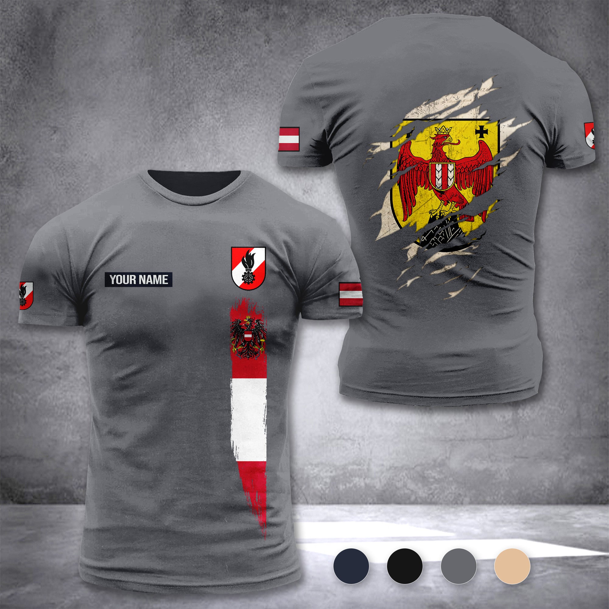 Firefighter Burgenland customize T-shirt 255