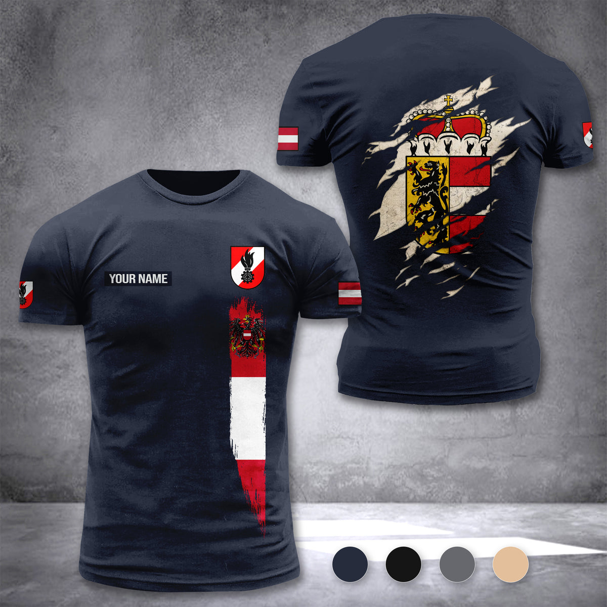 Firefighter Salzburg customize T-shirt 255
