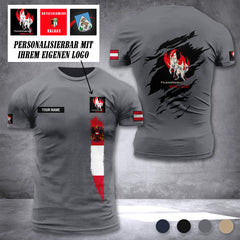Firefighter Austria customize logo T-shirt 196
