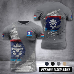 Luxembourg Firefighter customize T-shirt MRI