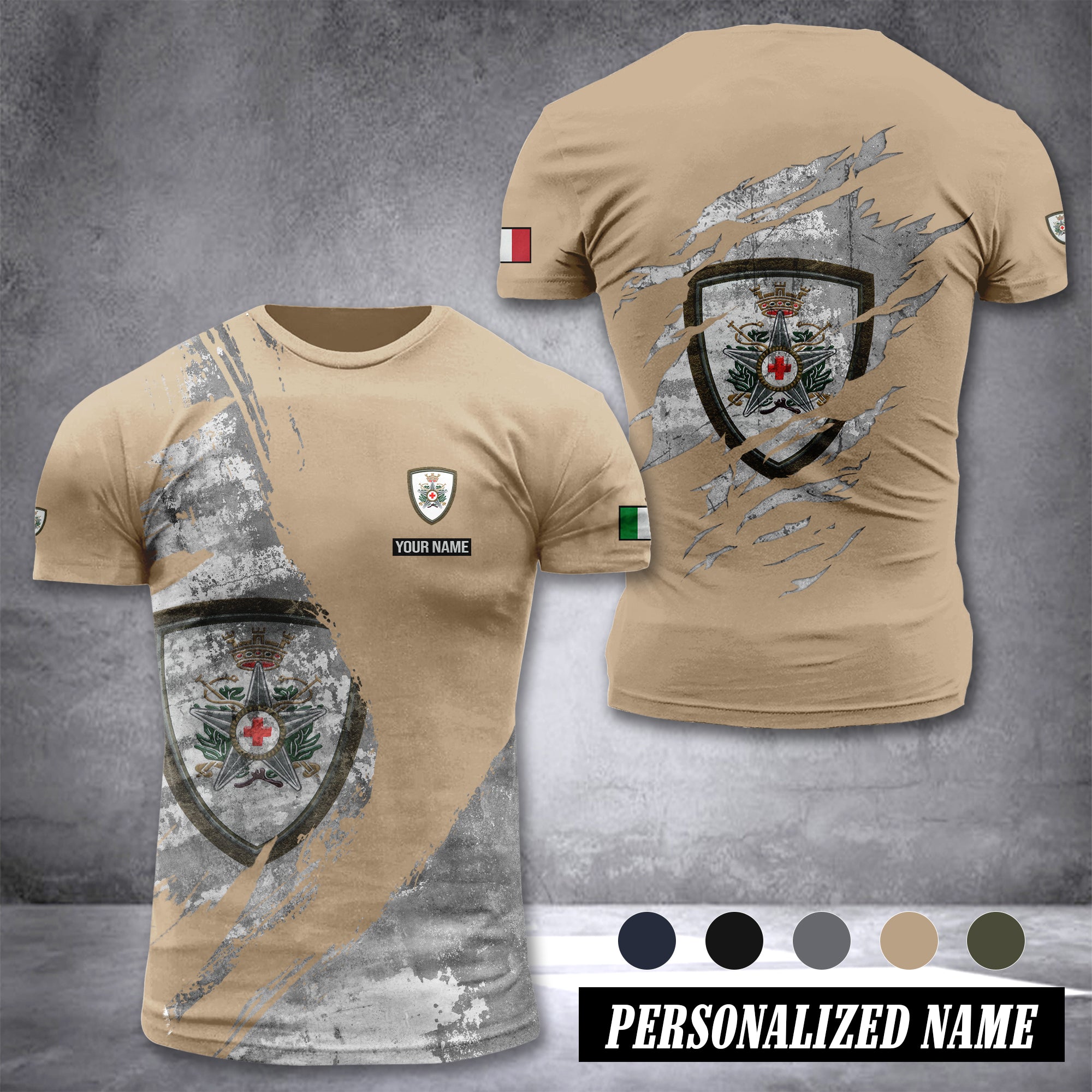 Corpo Militare Volontario CRI customize T-shirt 306