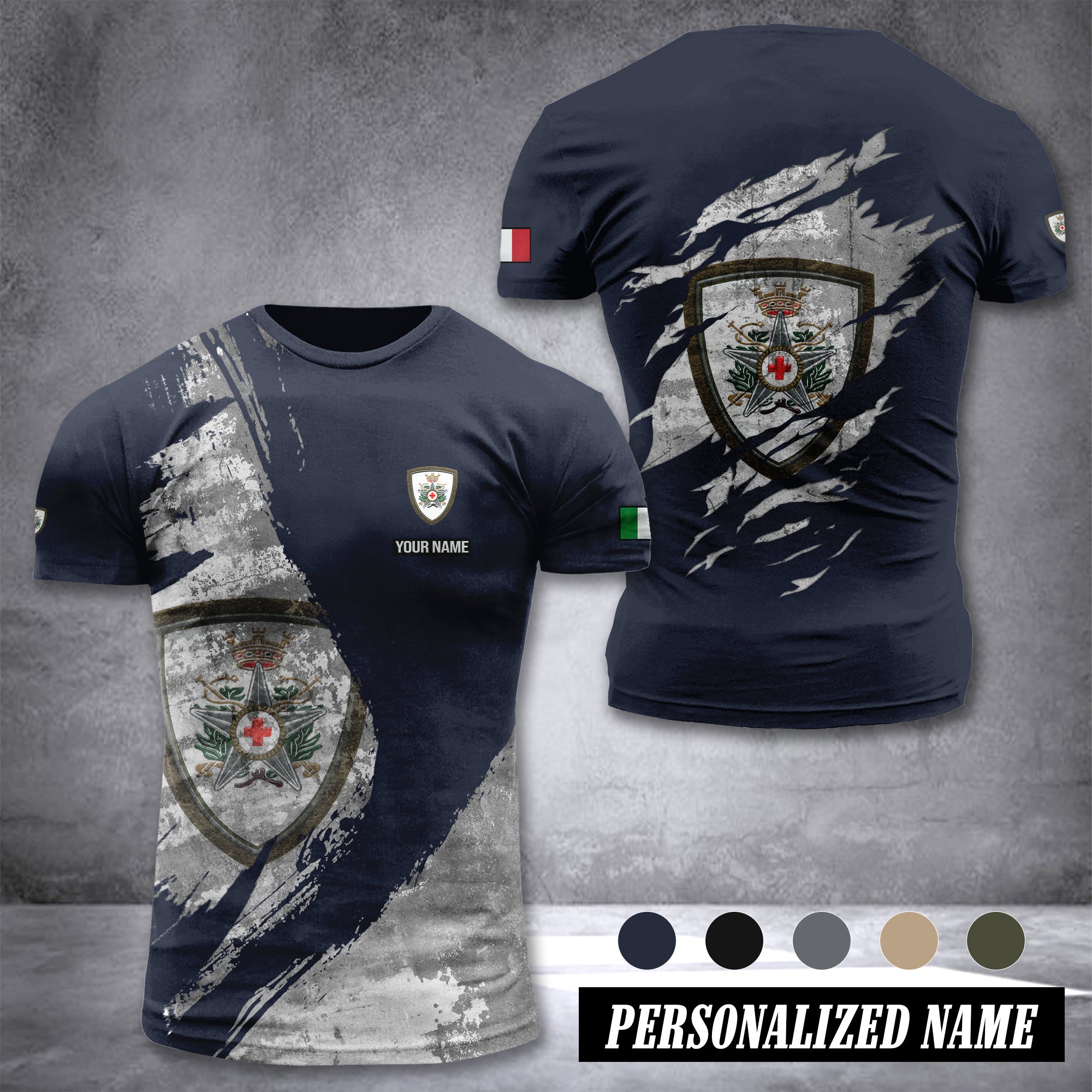 Corpo Militare Volontario CRI customize T-shirt 306