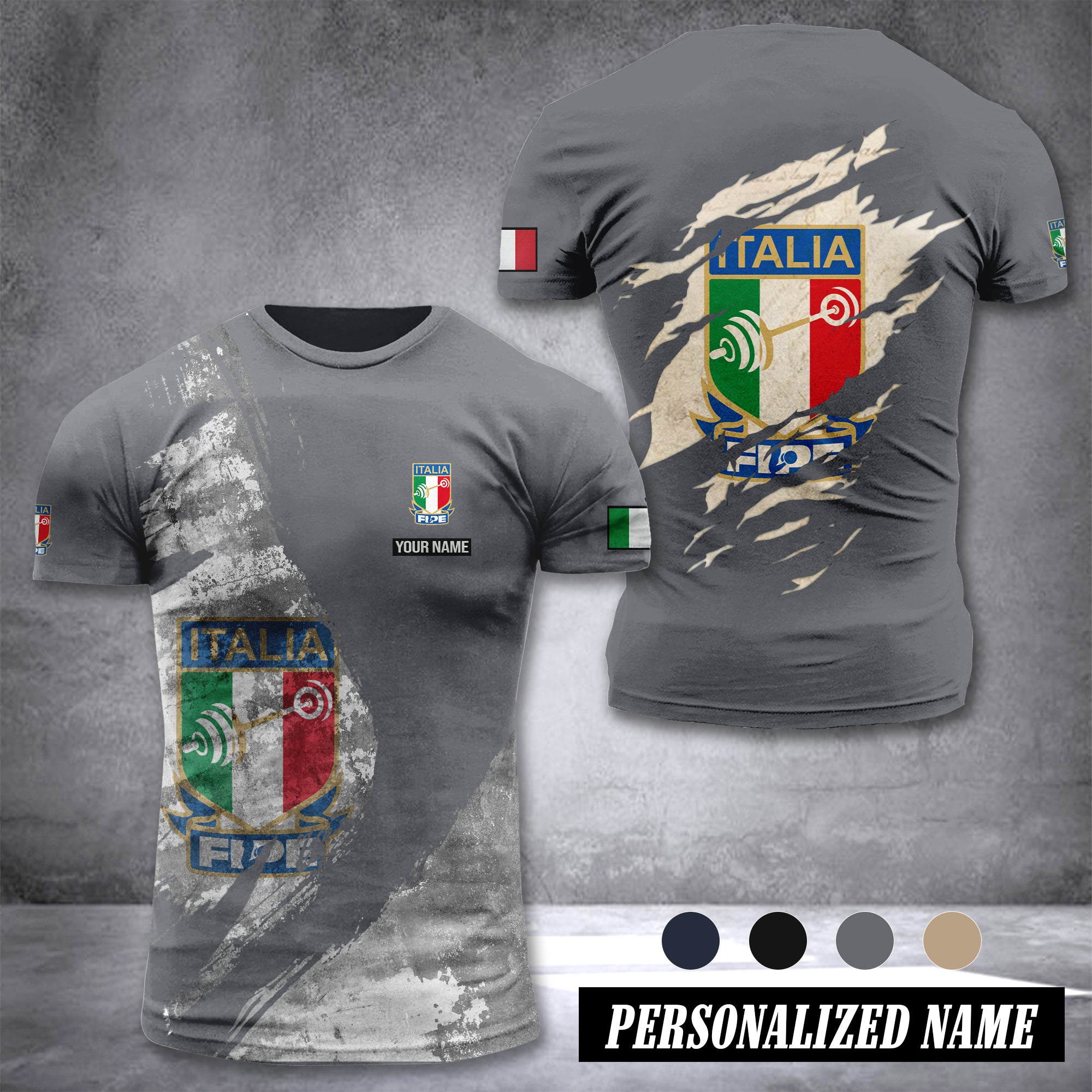 Italiana Pesistica customize T-shirt 306
