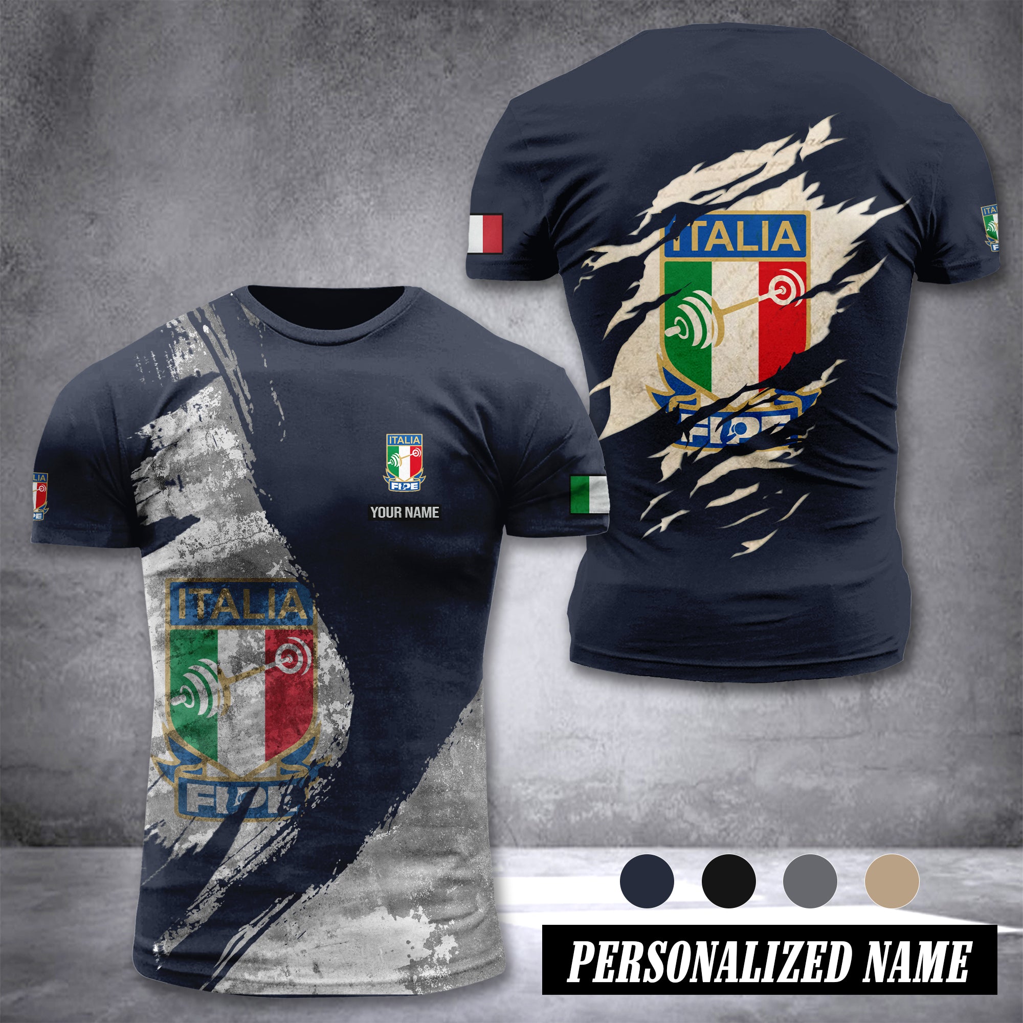 Italiana Pesistica customize T-shirt 306