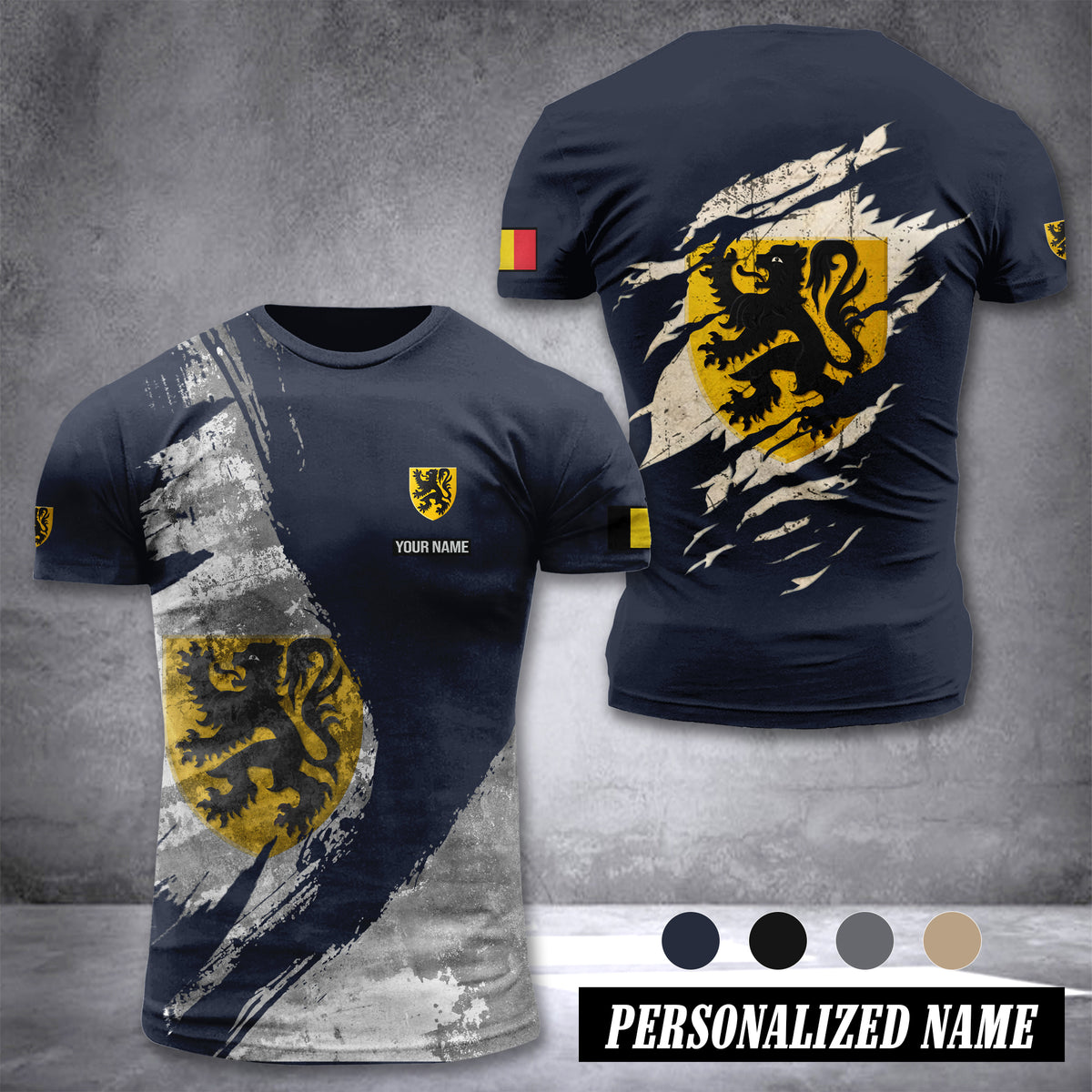 Flemish Belgium customize T-shirt 306