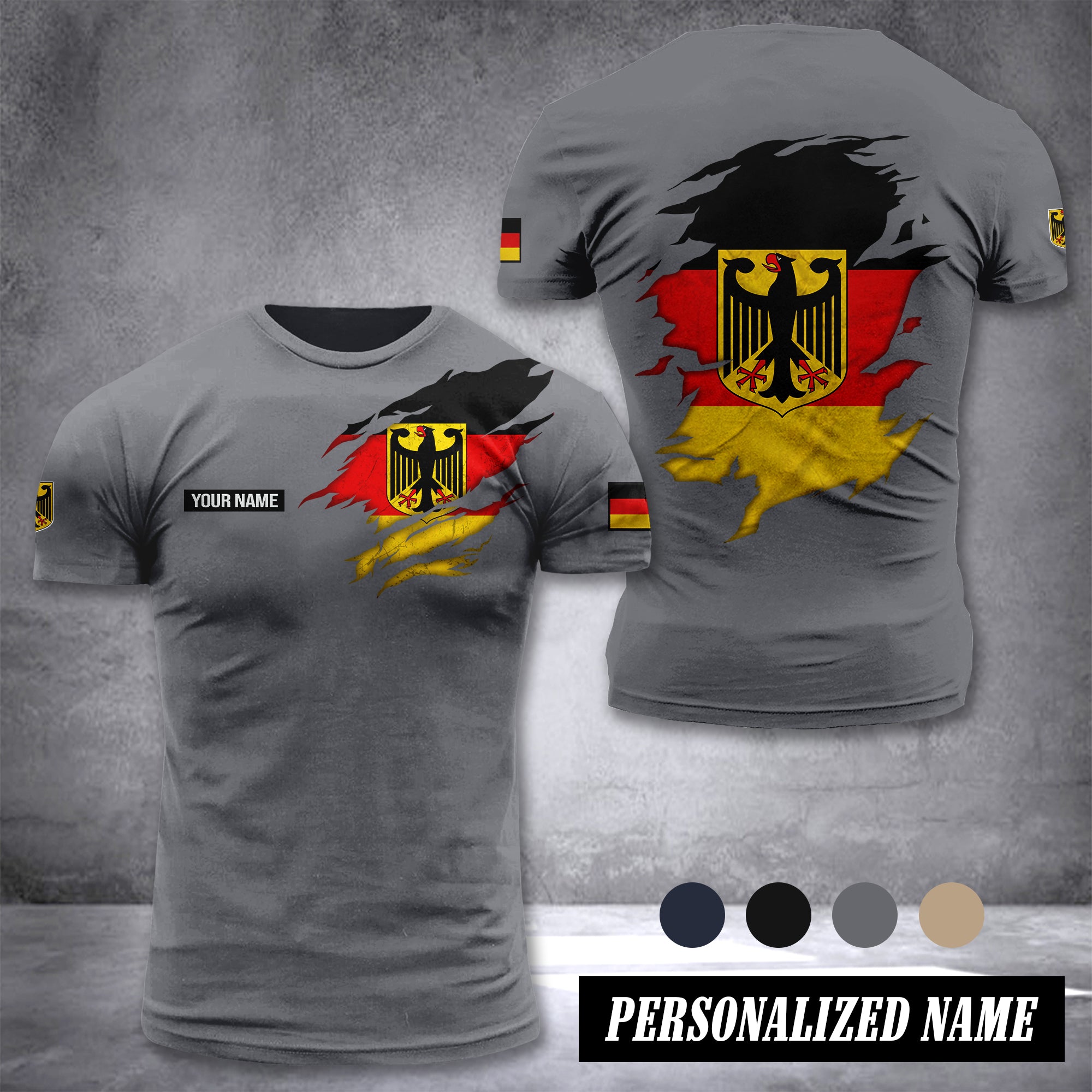 Germany customize T-shirt 276