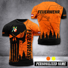 Firefighter Lower Austria customize T-shirt 3d 196