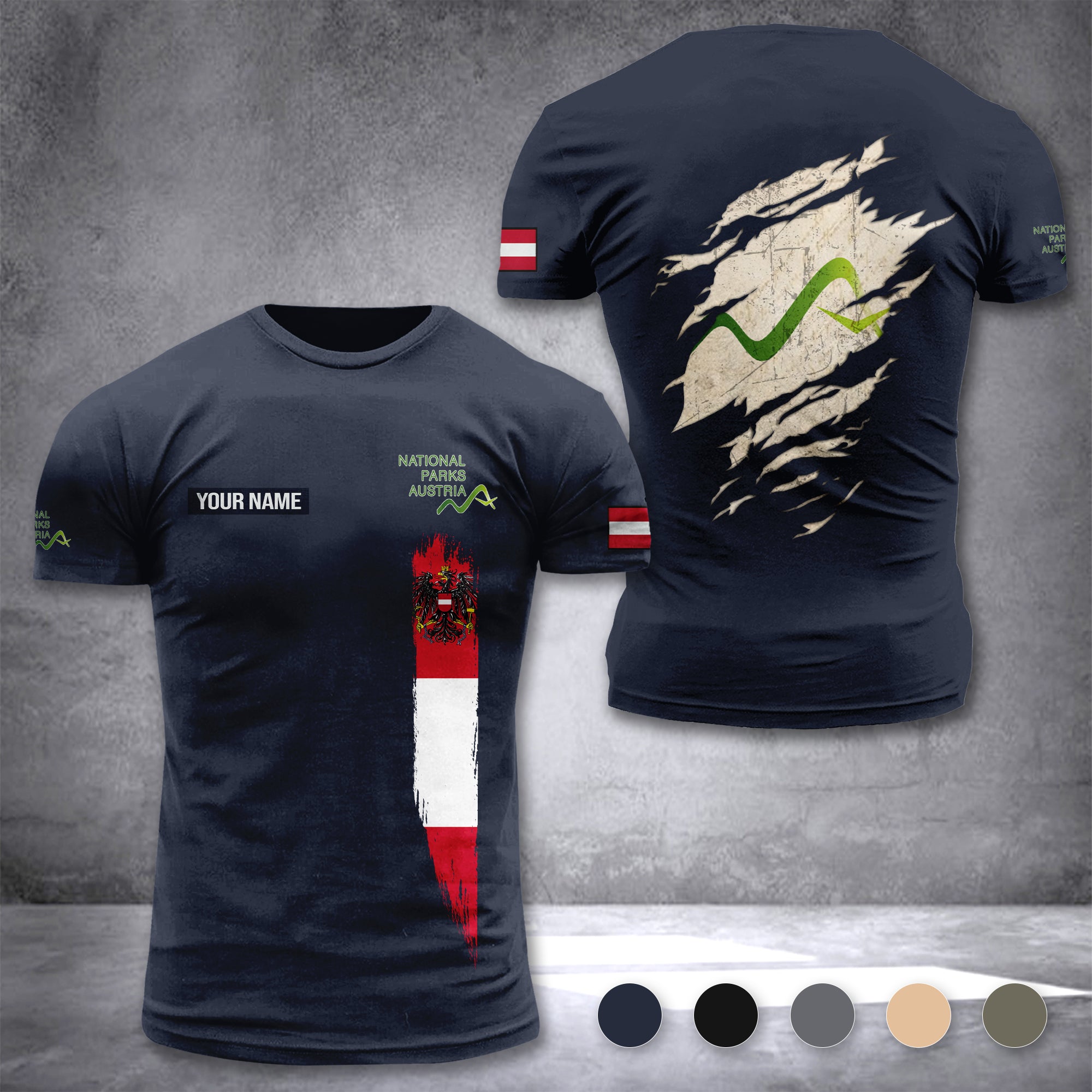 National Parks Austria customize T-shirt 306