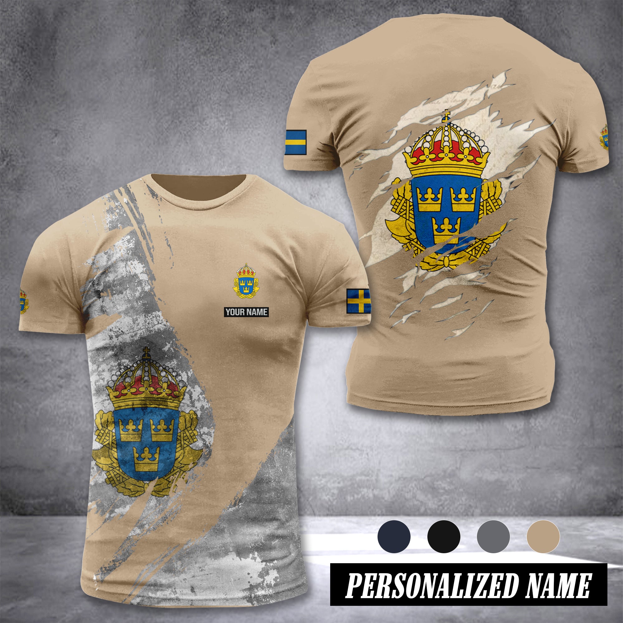 Polisen Sweden customize T-shirt 306