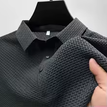 Police Nationale customize Casual Short Sleeved Bone Flower Solid Color